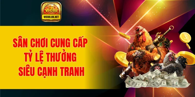 Sân chơi cung cấp tỷ lệ thưởng siêu cạnh tranh