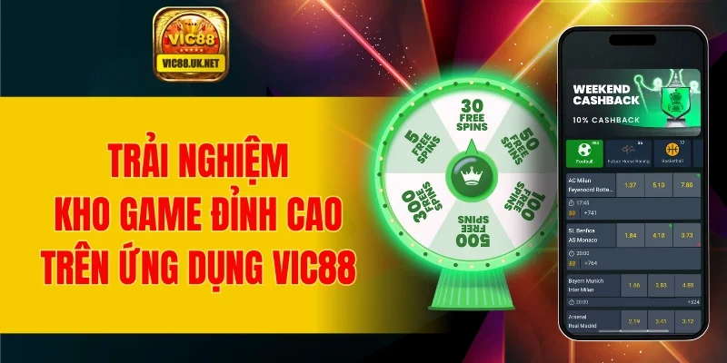 Trải nghiệm kho game đỉnh cao trên ứng dụng VIC88